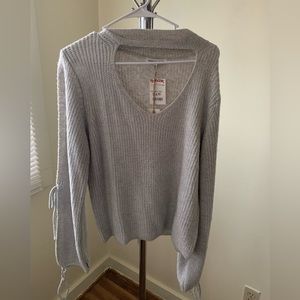 Gray sweater